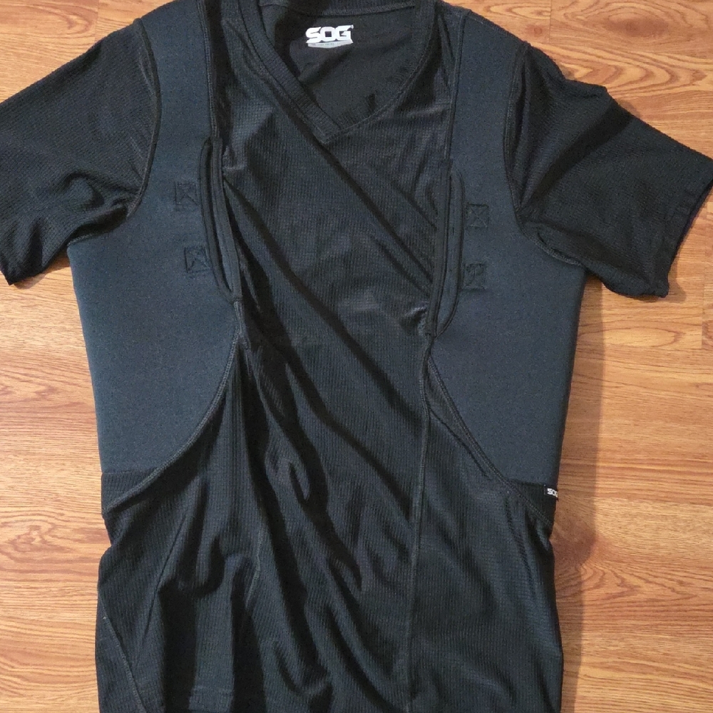 Black SOG Tactical Shirt, size 2XL